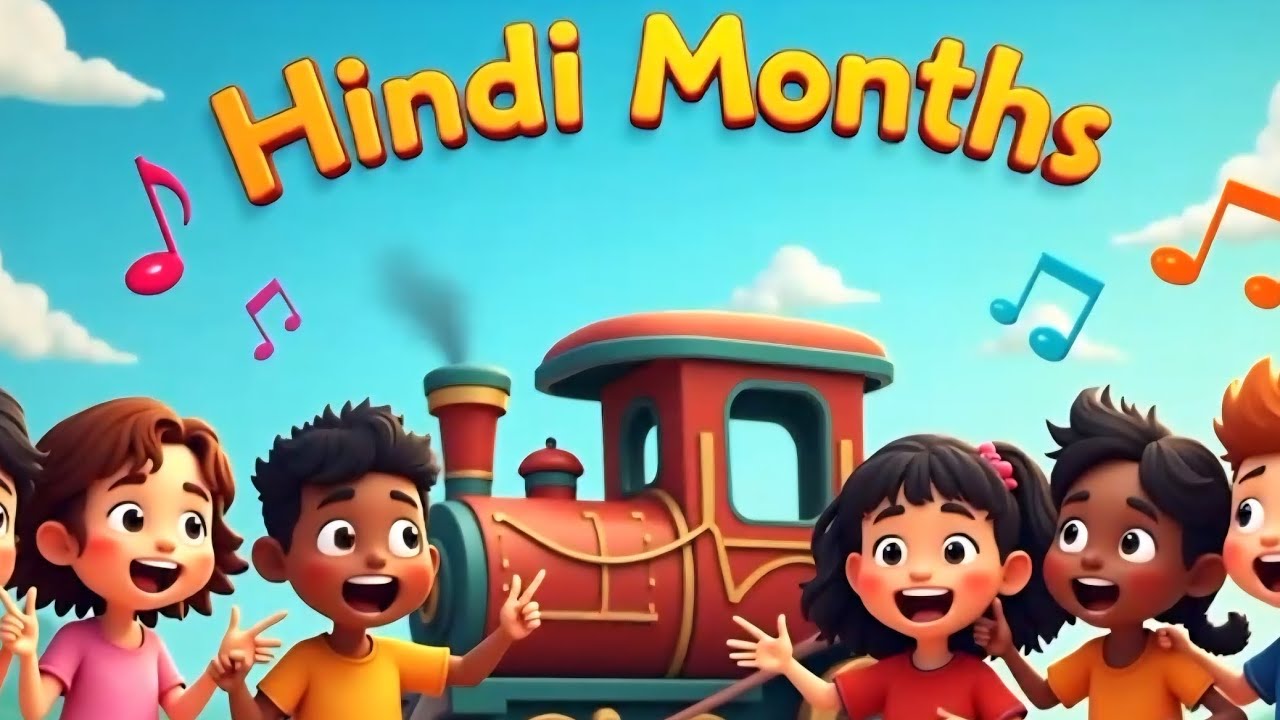 Hindi Months Song | वर्ष के महीनों के नाम | हिन्दू महीने | Hindi Learning