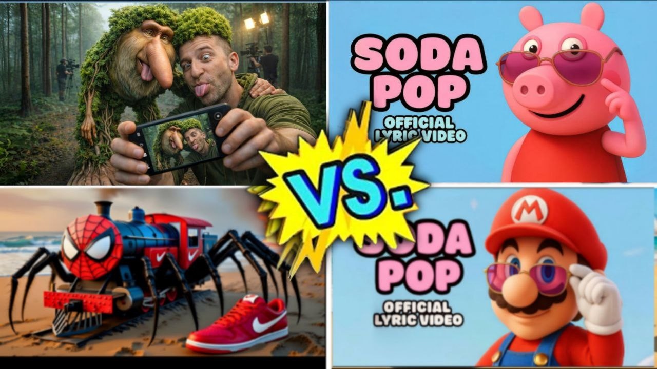 BR BR PATAPIM VS  SODDA POP VS SUPER MARIO
