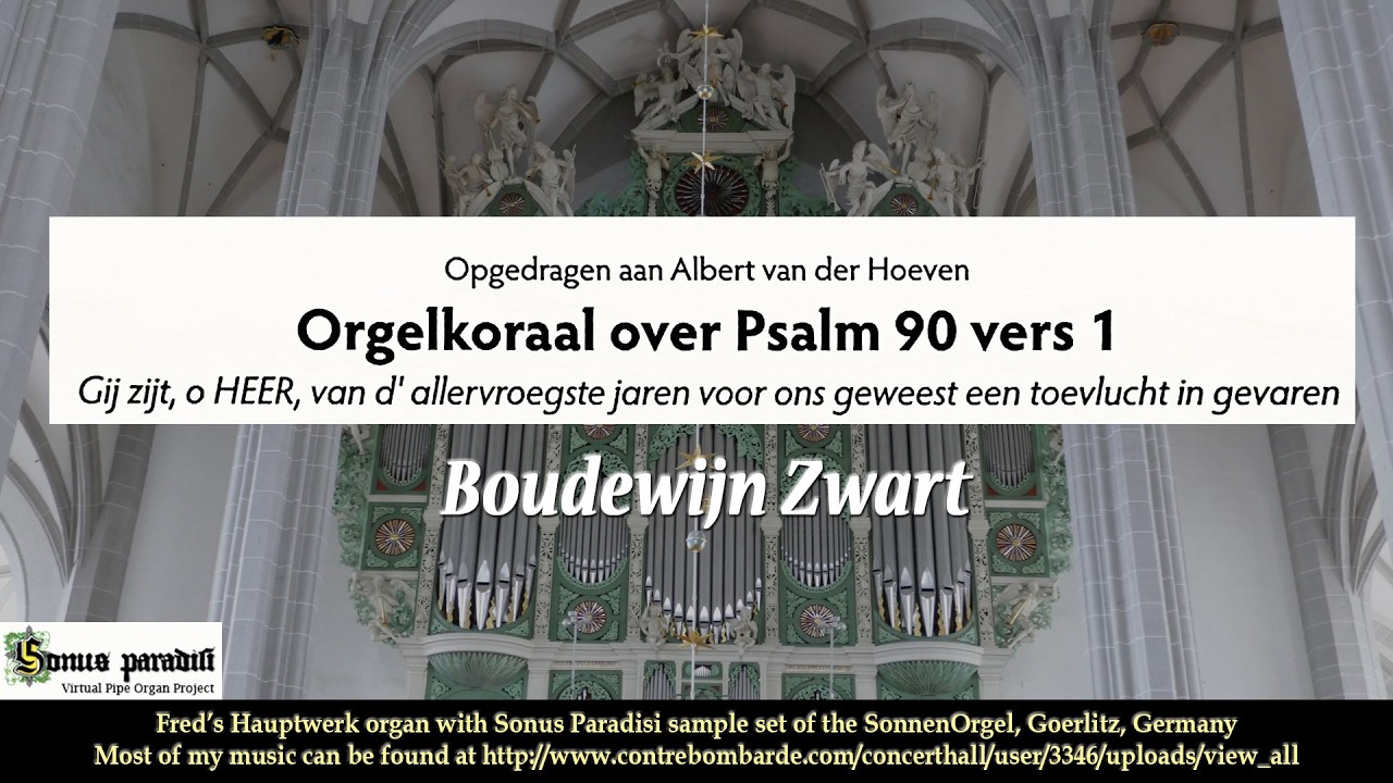 Orgelkoraal over Psalm 58 vers 7, Boudewijn Zwart