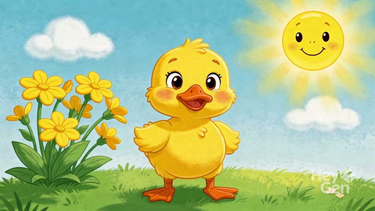 El Patito Juan_ Día de Colores (Música infantil) (Rimas infantiles)