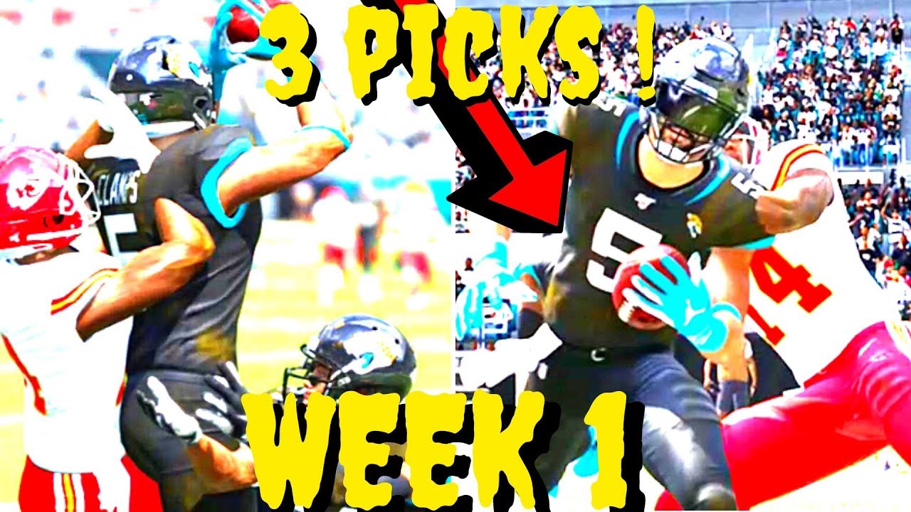 MADDEN 20 CAREER MODE CB EP 1 - 3 PICKS IN JUST THE 1ST GAME ! **NO CLICKBAIT**