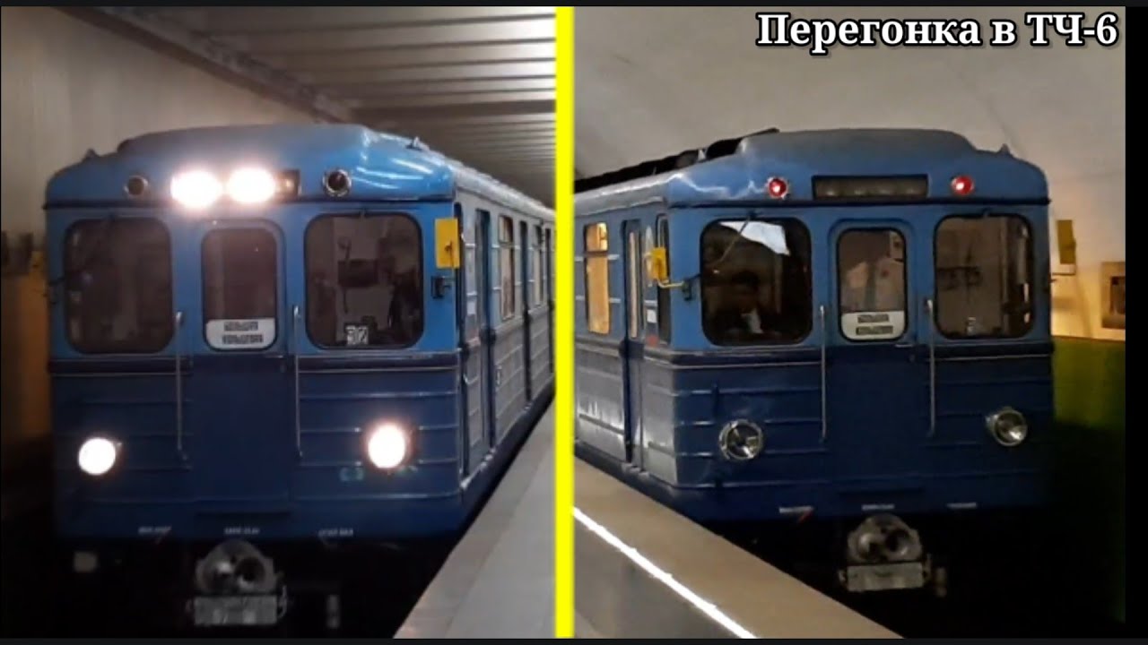 Манёвры и перегонка Парадного Еж3/Ем508Т в ТЧ-6 