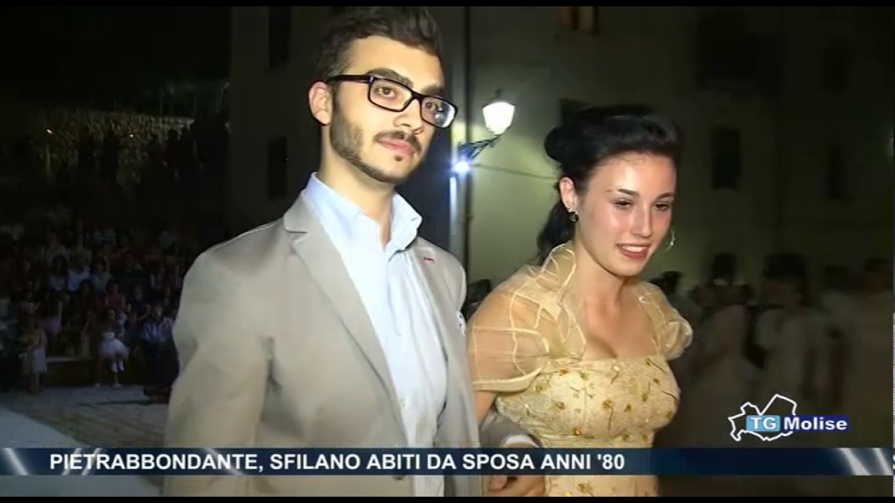 Pietrabbondante, sfilano abiti da sposa anni ‘80