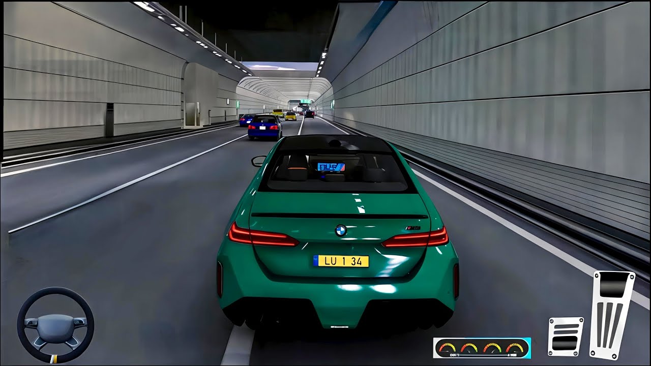 High-Speed Tunnel Drive🚗🔥| Luxury Car Gameplay