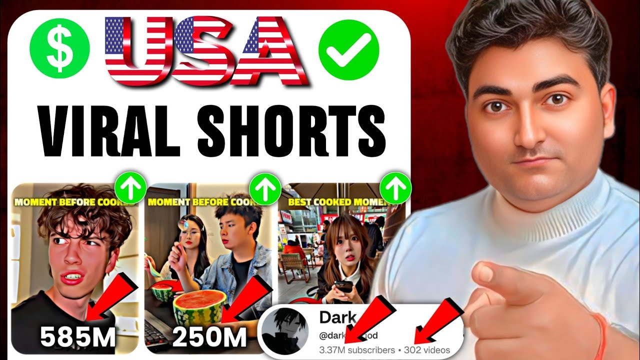 ऐसा USA Shorts चैनल बनाओ Video डालते ही VIRAL 📈 | New USA Channel Ideas | USA Channel Kaise Banaye 