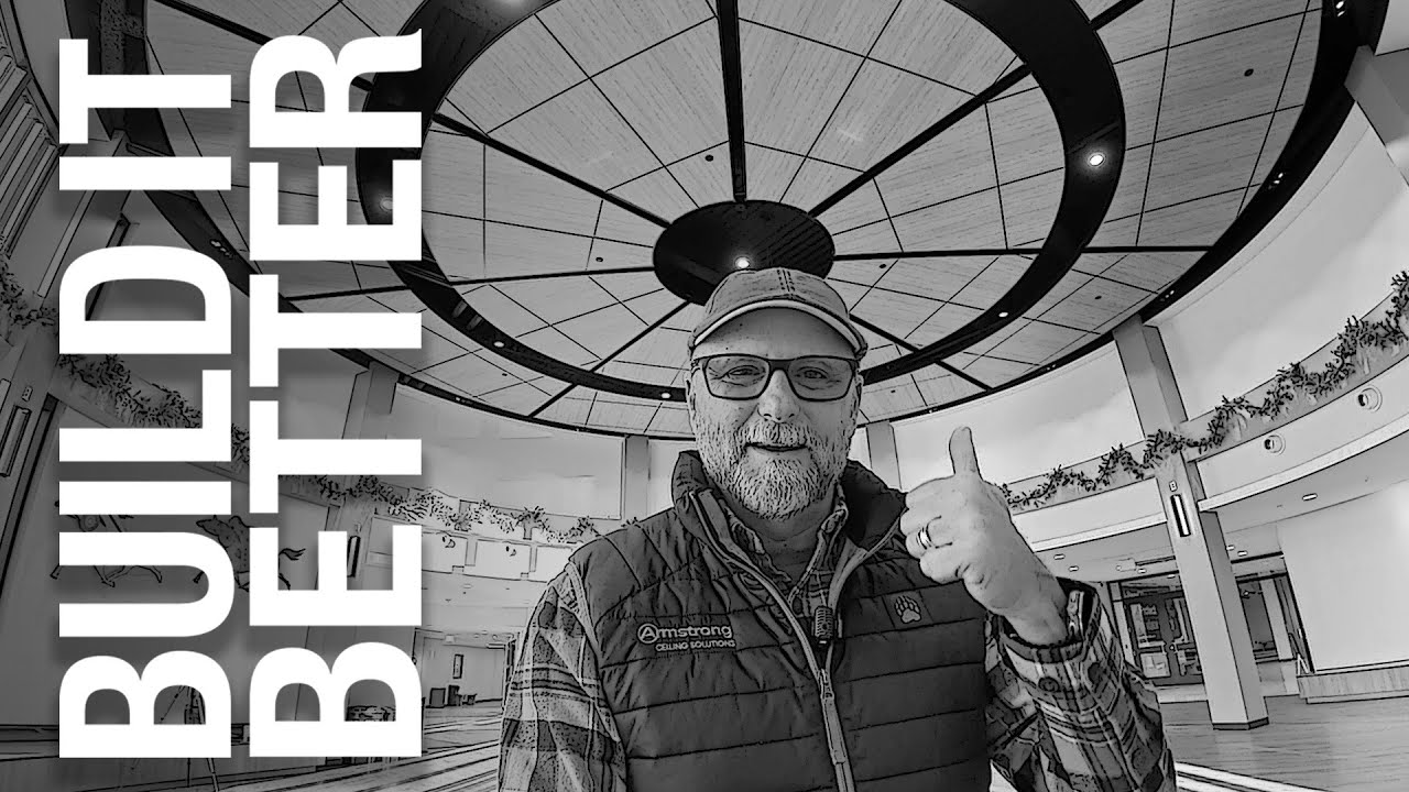 Радиальный потолок в Миннеаполисе | Build It Better | Armstrong World Industries