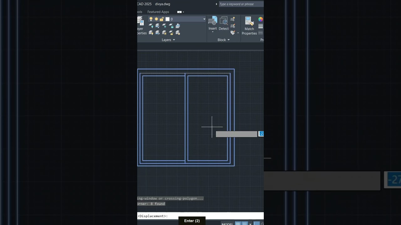 🔥 AutoCAD Stretch Command Tutorial | Easily Modify Objects in AutoCAD! (Beginner-Friendly) #autocad