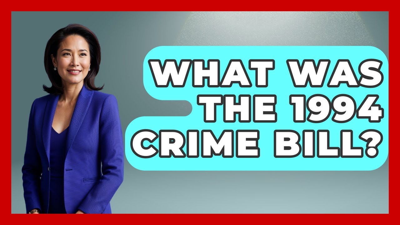 What Was The 1994 Crime Bill? - The Right Politics