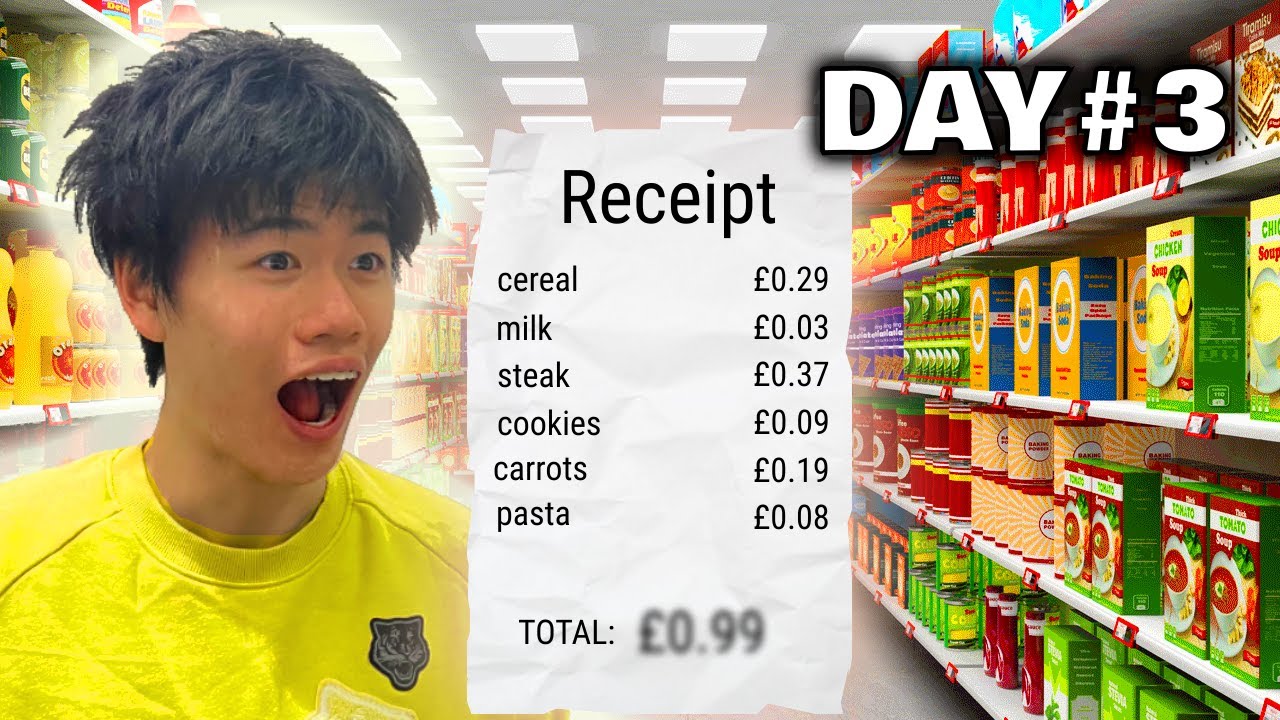 Can I SURVIVE on £1 Meals for 72 Hours?