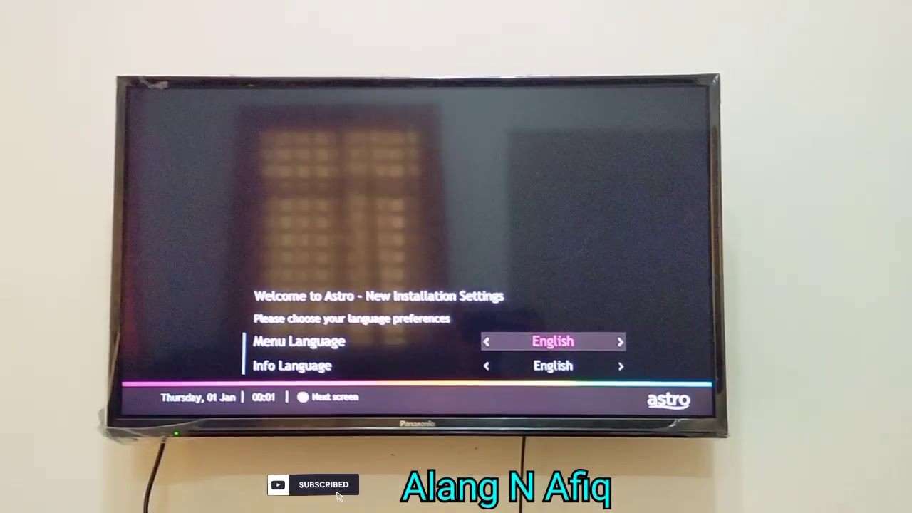 Astro Tiada Siaran. Cara Reset New Installation Setting Problem. Adjust Piring Njoi. Cable LNB