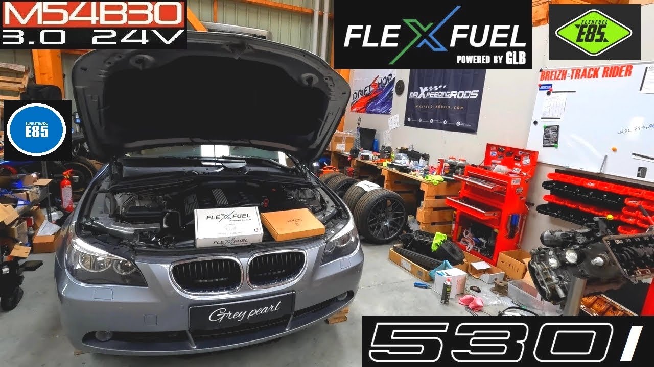 Conversion éthanol💸 pose du boitier E85🌽 GLB Flexfuel Sur notre 530i E60 Présidentiel 🙌