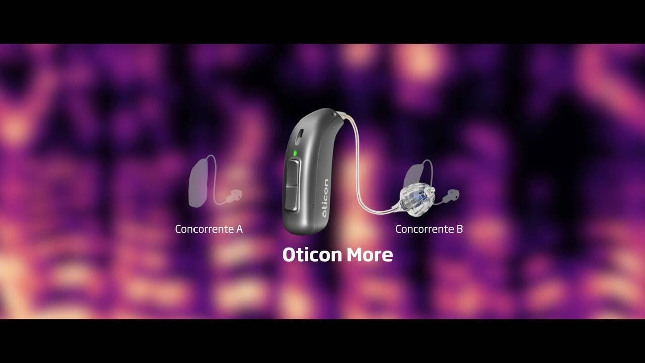 Acesso mais rápido a mais sons com maior fidelidade com Oticon More™