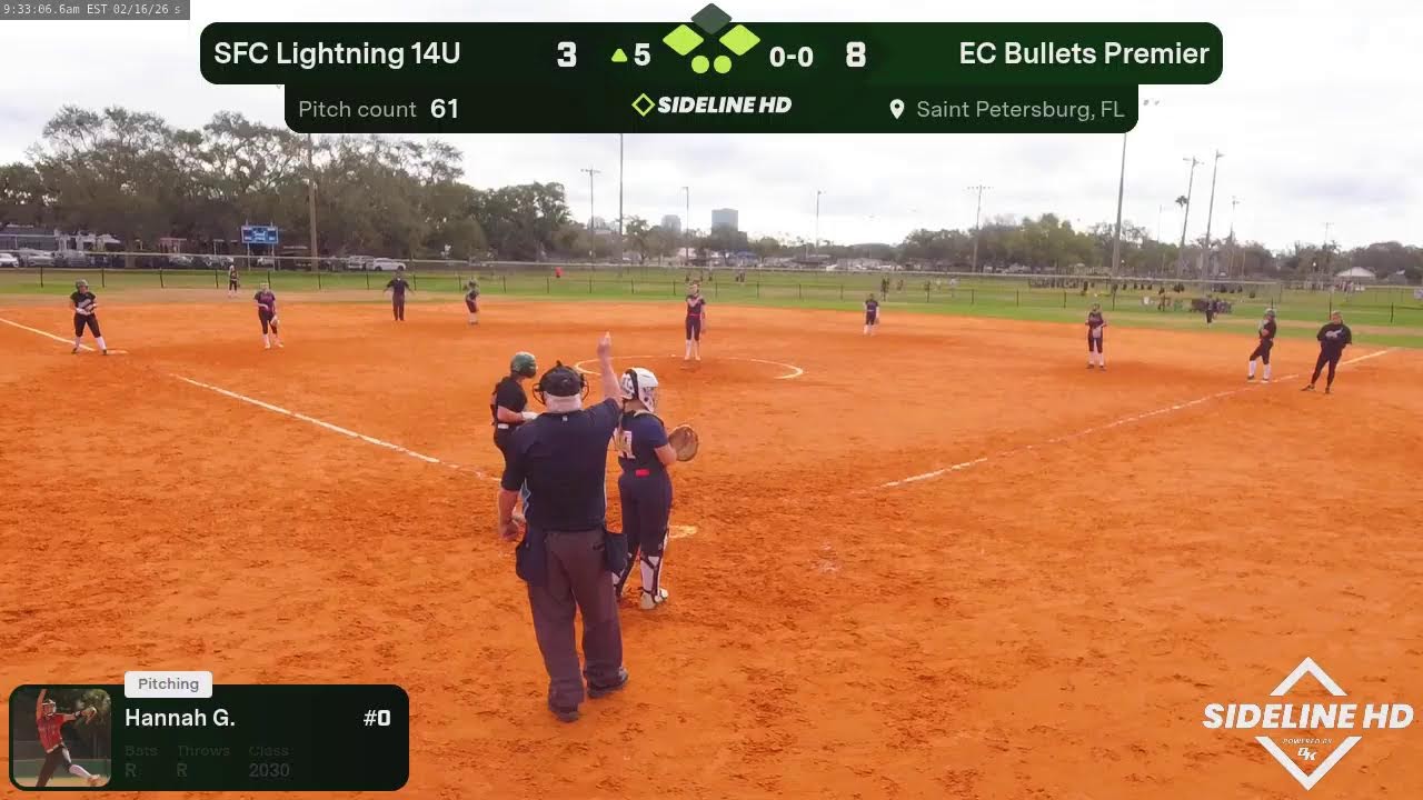 EC Bullets Premier vs. SFC Lightning 14u (2026.02.16)
