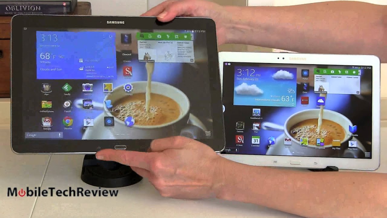 Samsung Galaxy Note Pro 12.2 vs. Samsung Galaxy Note 10.1 2014 Edition Comparison Smackdown