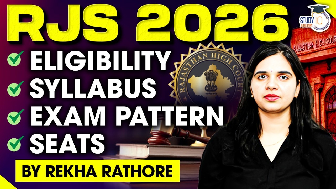 RJS 2026 | ELIGIBILITY | SYLLABUS | EXAM PATTERN | SEATS | BY REKHA RATHORE
