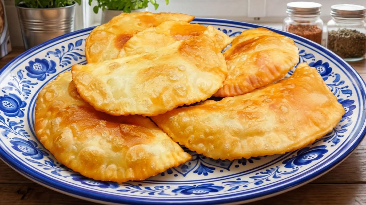 🥟ЧЕБУРЕКИ С КУРИНЫМ ФАРШЕМ🥟 #чебурекискурицей #рецептчебуреков #вкусныечебуреки #chickenchebureki
