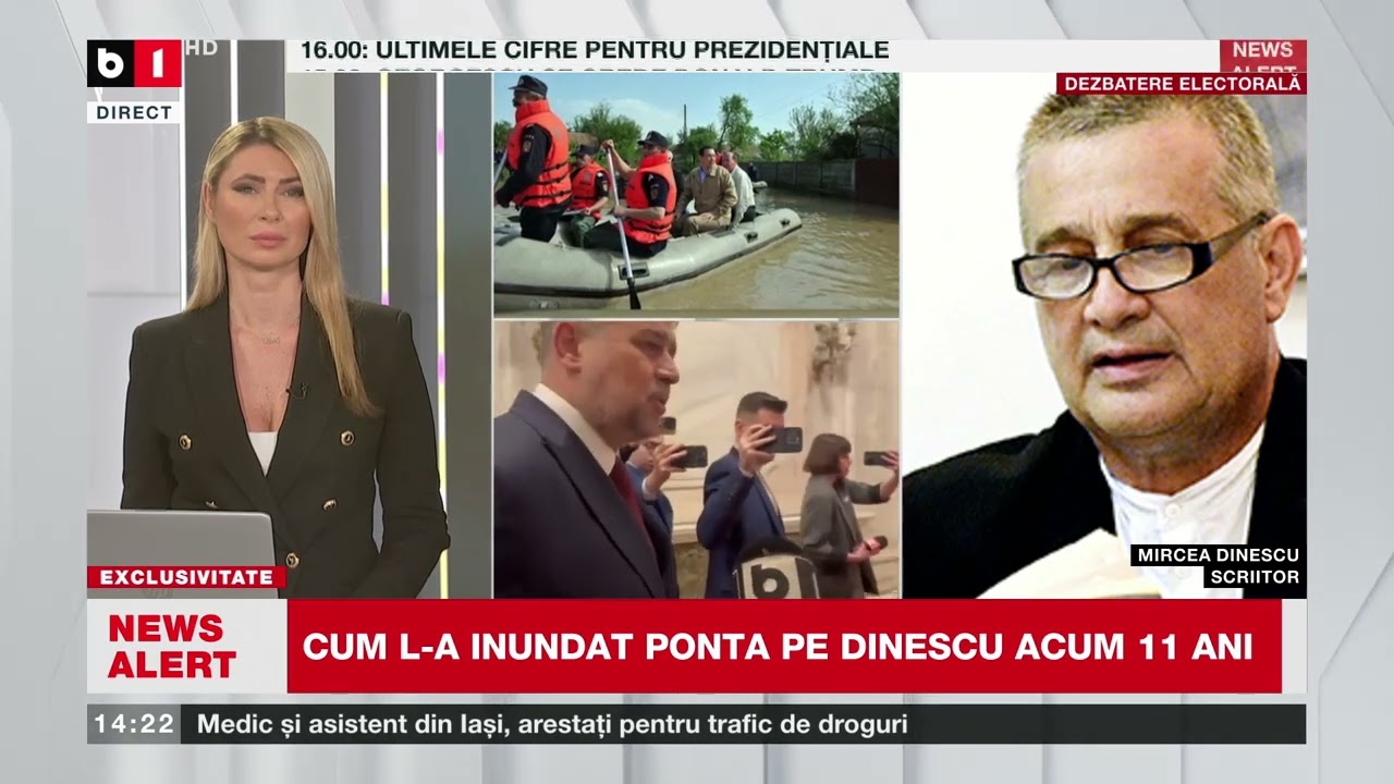 Dinescu despre Ponta: Eu n-am știut că ‘dobitocul’ a dat drumul la apă și a inundat România..