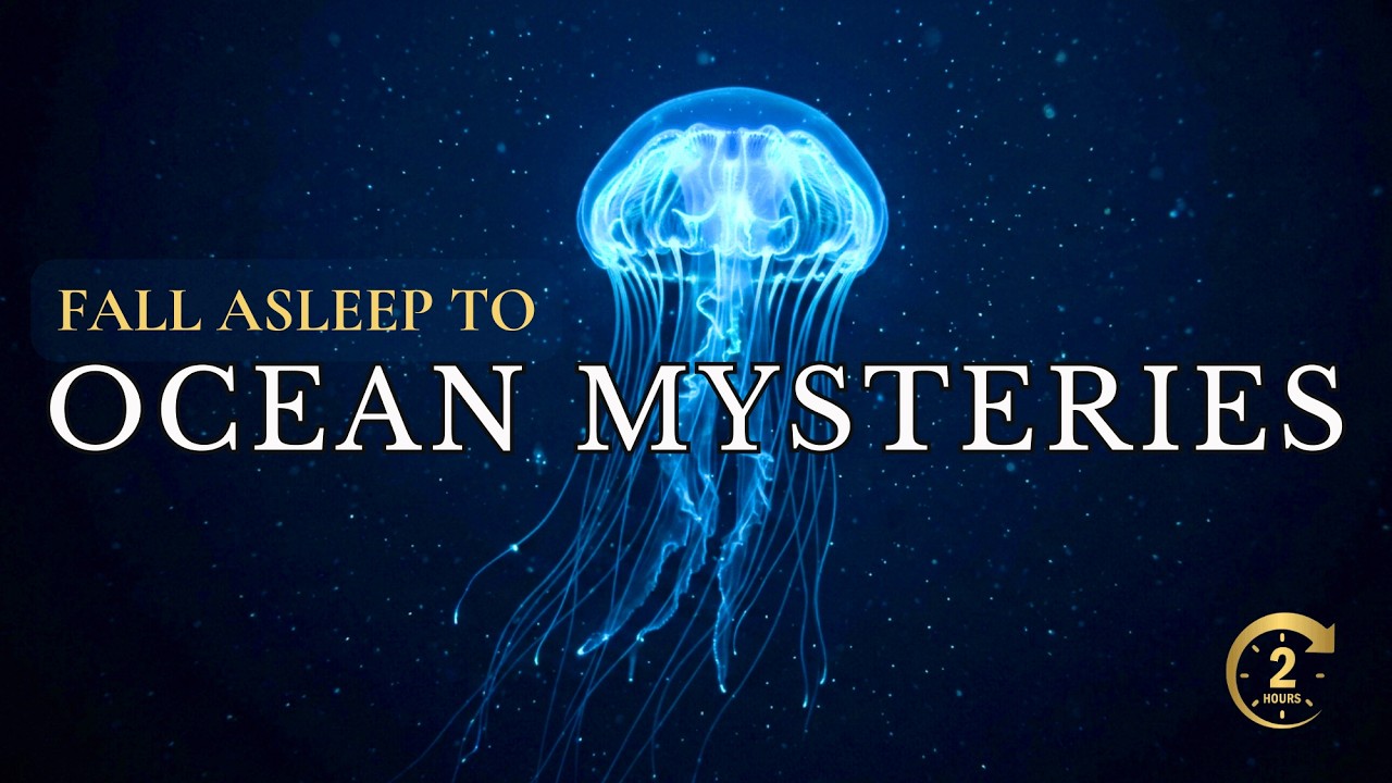 Fall Asleep to Ocean Mysteries | 100 Calming Facts About Deep Sea Creatures & Bioluminescence 🌙