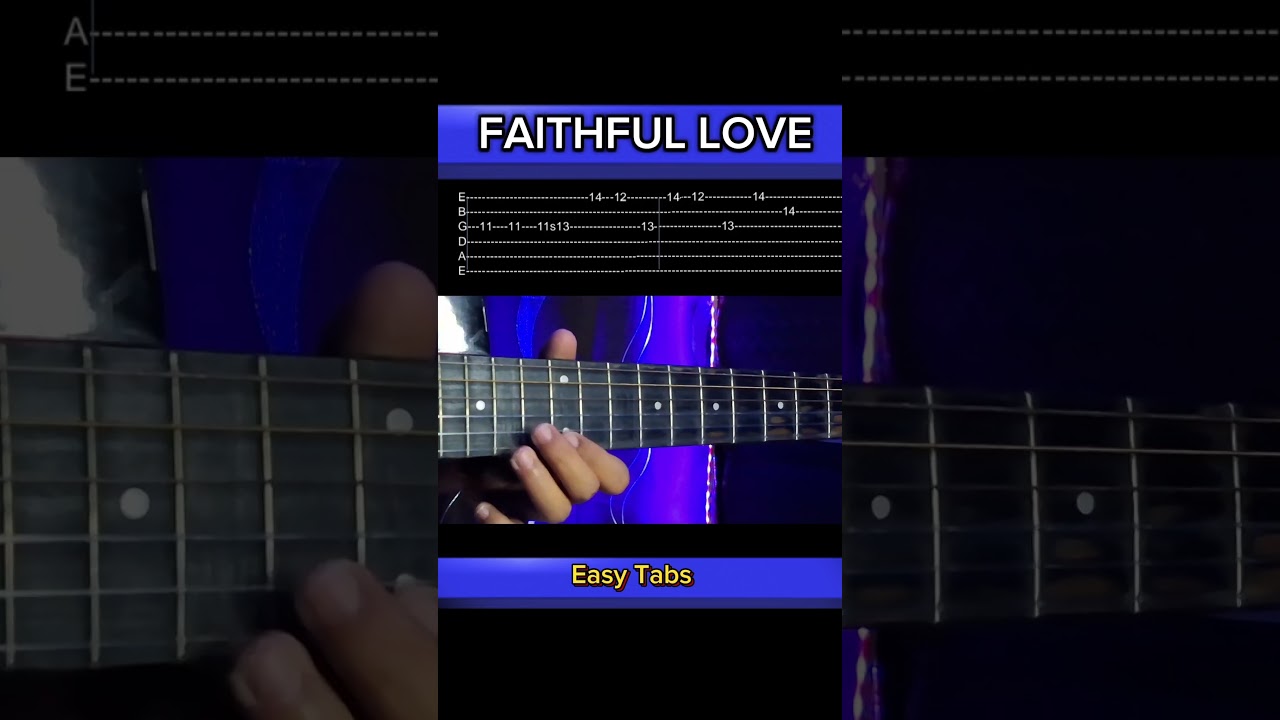 Faithful Love - Guitar Instrumental Tabs