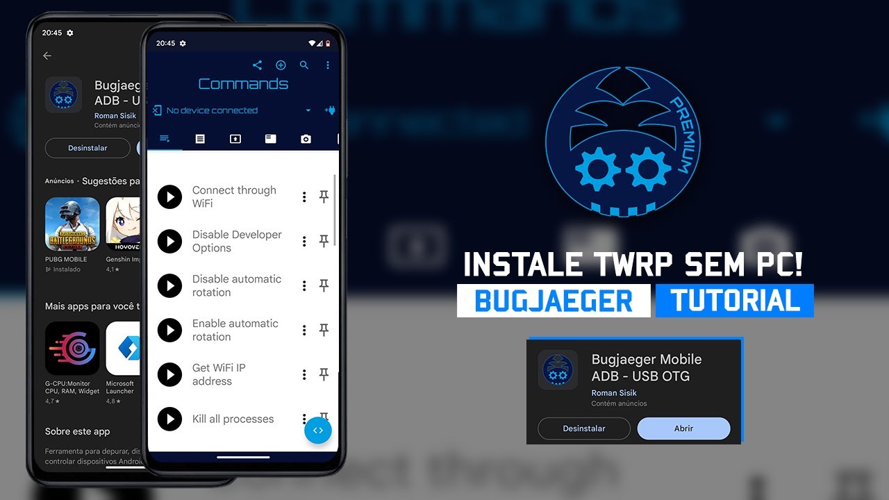 📱INSTALE O TWRP RECOVERY NO SEU ANDROID SEM PC! Bugjaeger