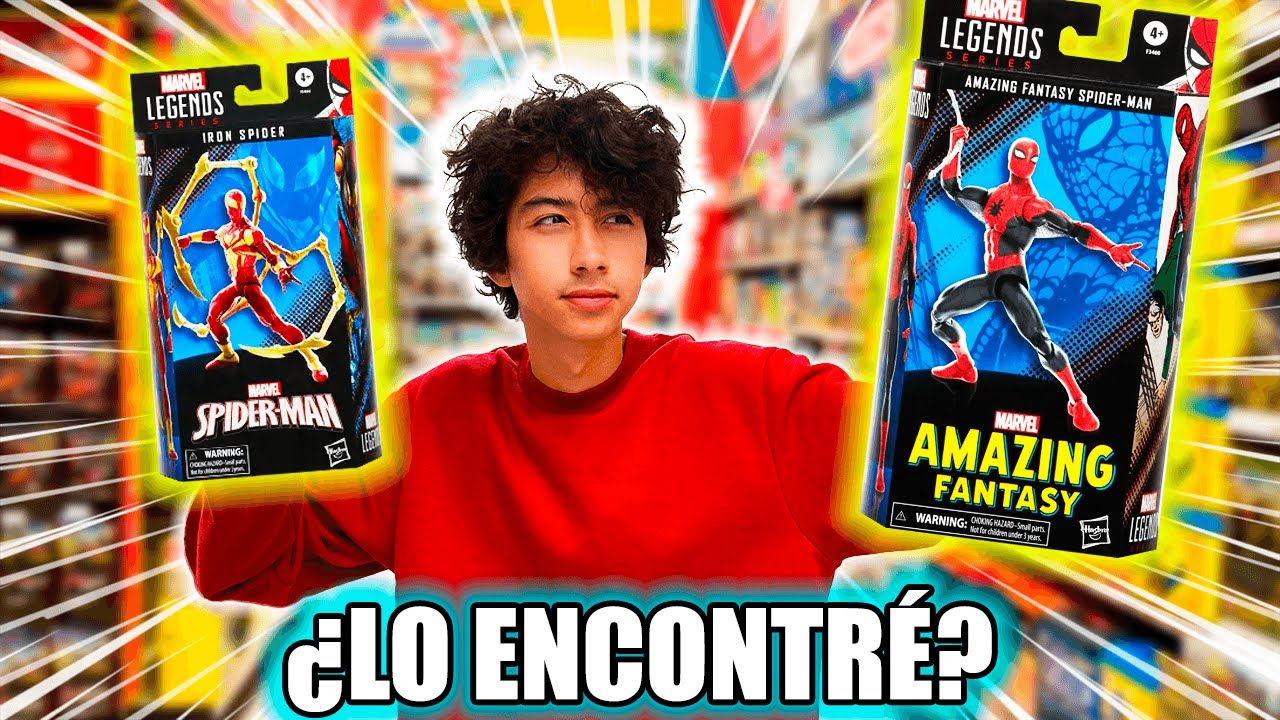 ¡VAMOS A BUSCAR EL MEJOR MARVEL LEGENDS DE SPIDERMAN! (AMAZING FANTASY) - IVANSPIDEY