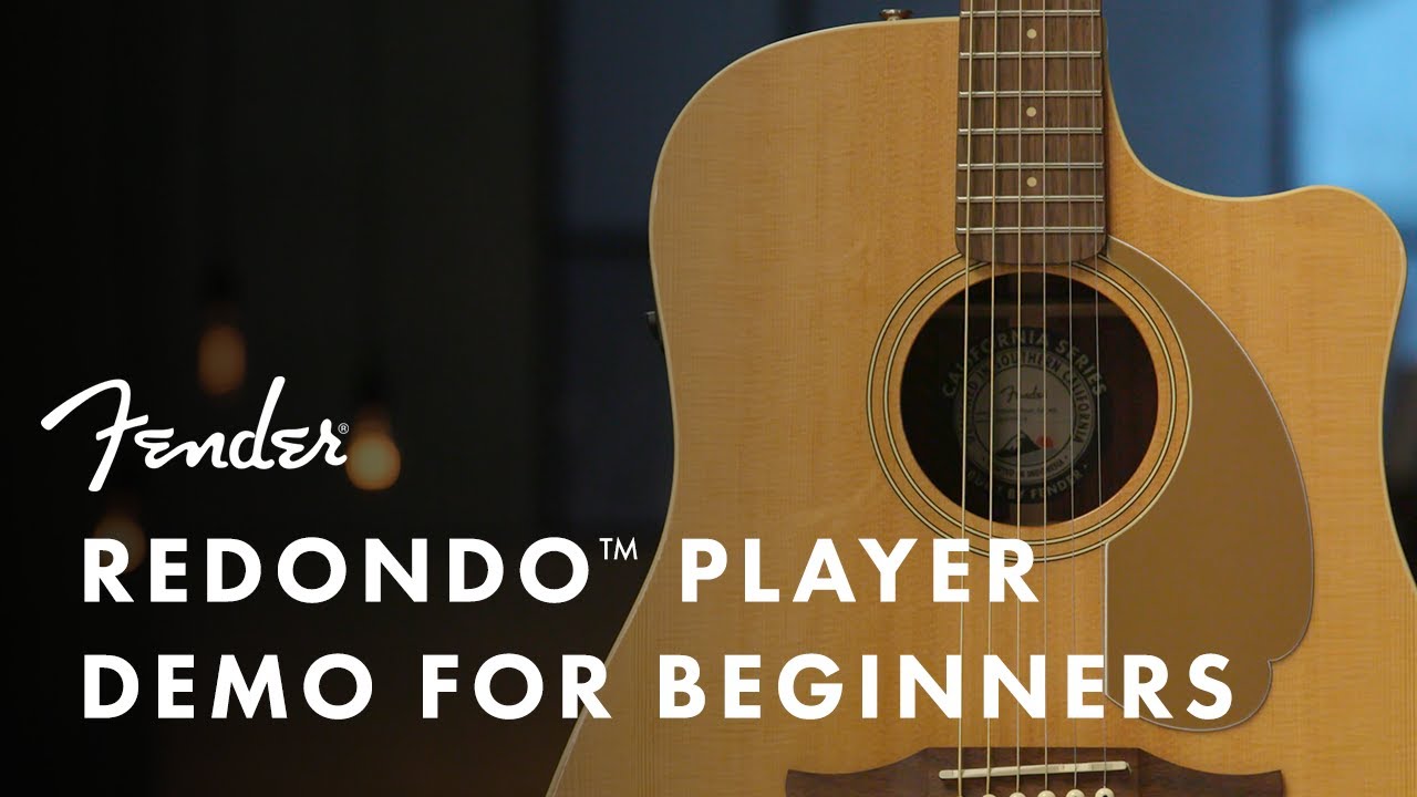 Демонстрация Fender Redondo Player для начинающих | Fender
