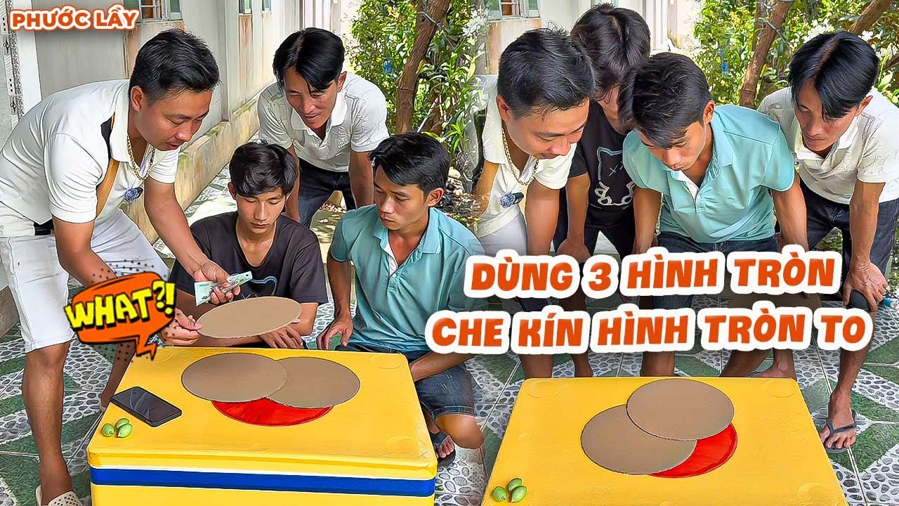 Thử Thách Che Kín Hình Tròn Màu Đỏ Có Khiến Team 