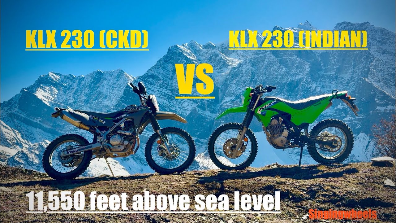 🥶 KLX 230 (CKD) vs KLX 230 (INDIAN)🥵 At 11,550 Feet! | A Trail Series |Episode 2 