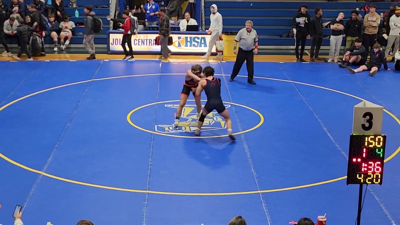 Joliet Mclaughlin Classic - 1st Place Match Minooka vs St Rita 150lbs