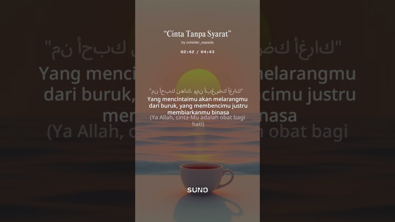 “Cinta Tanpa Syarat”