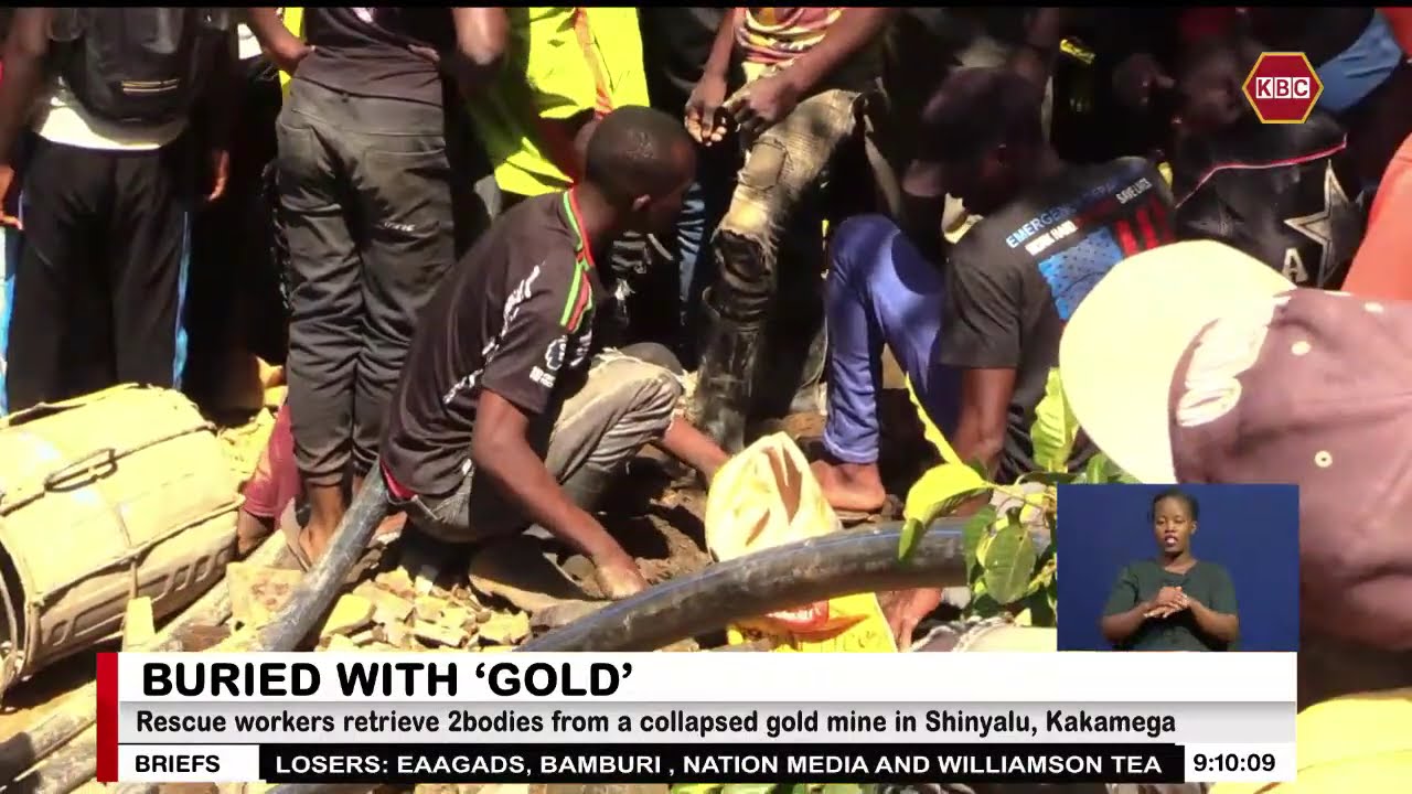 18 gold miners rescued from a collapsed Kakamega gold mine 24 hours later