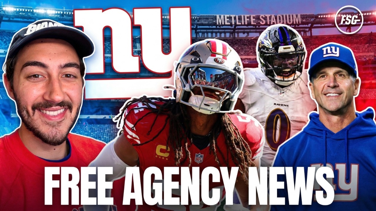 GIANTS FREE AGENCY RUMORS! | Fred Warner!? Roquan Smith!? Tyler Linderbaum!? | [DISCUSSION]