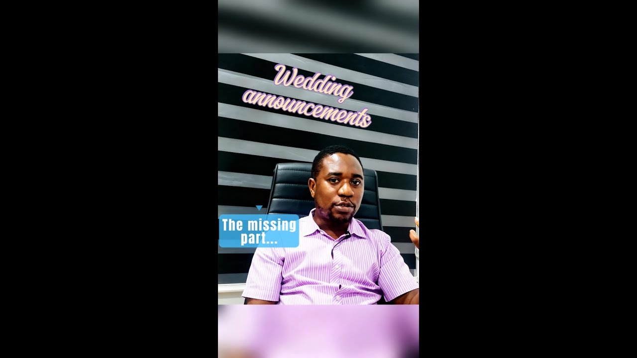 WEDDING ANNOUNCEMENTS | A CRUCIAL PART WE OFTEN OVERLOOK