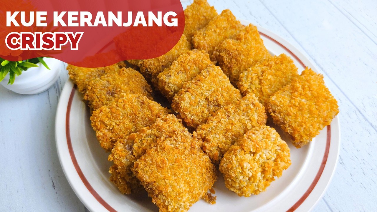 RENYAH, MANIS, NAGIH! KUE KERANJANG GORENG CRISPY
