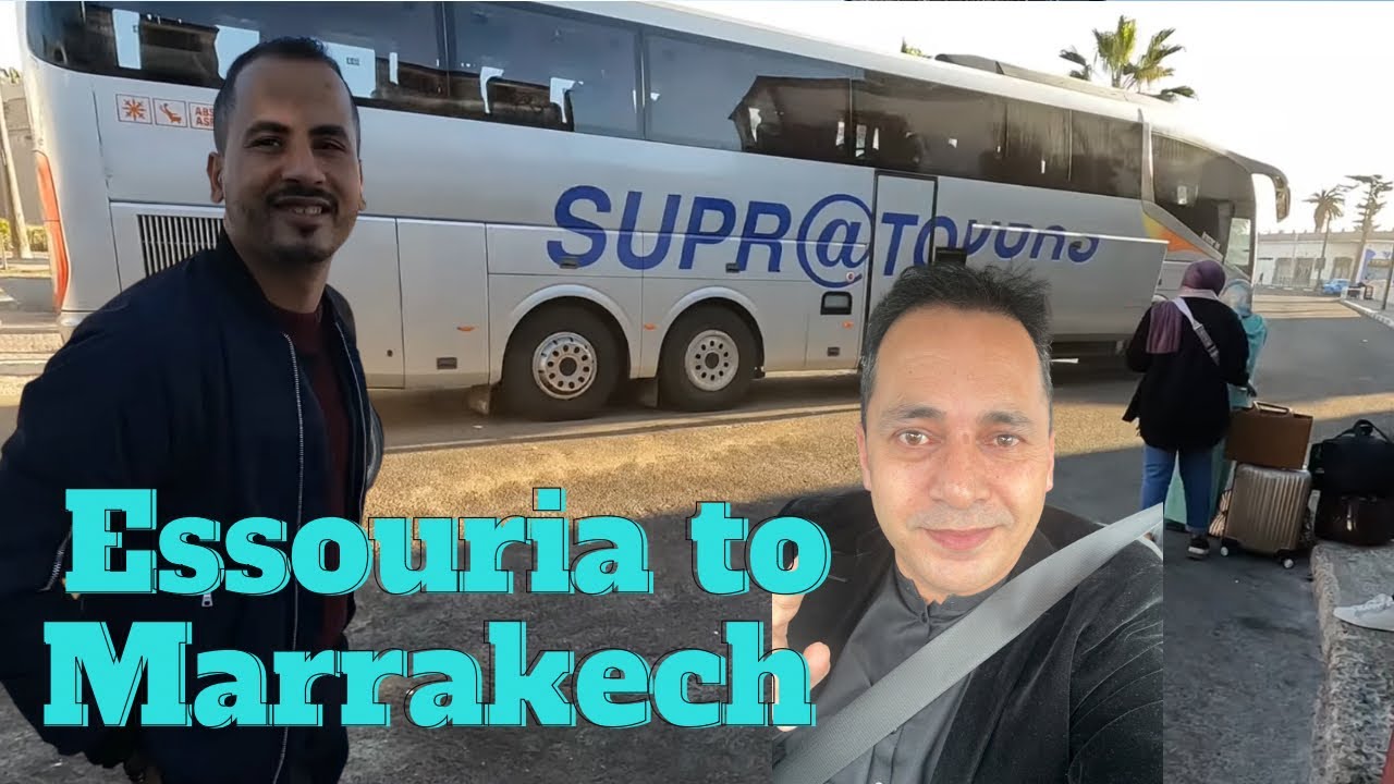 Essaouira to Marrakech SupraTours coach Morocco