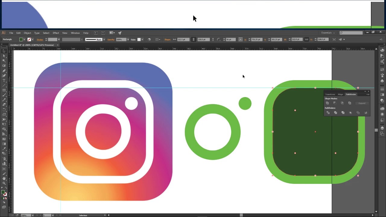 Recreando el Logo de Instagram en Illustrator CC