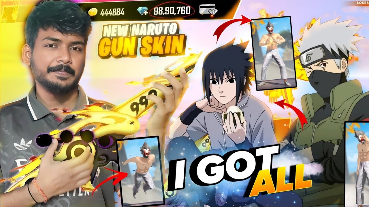இது தான் LUCKY RAVI🤣 NEW KAKASHI MYSTERY SHOP🥲 NINJA EMOTE🤩 SASUKE BUNDLE😍 JUST 2K DIAMONDS