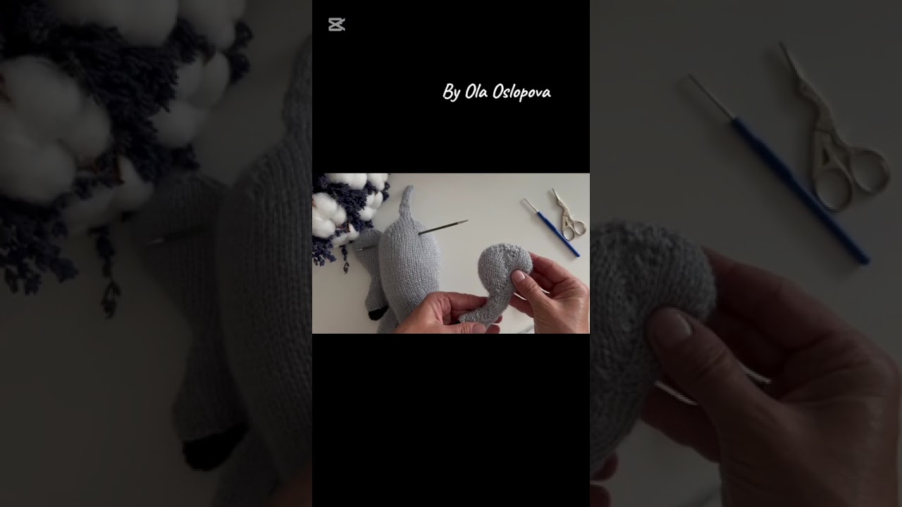 How to attach movable arms and legs on knitting toys. Knitted toys. #knitting #toypattern #shrek