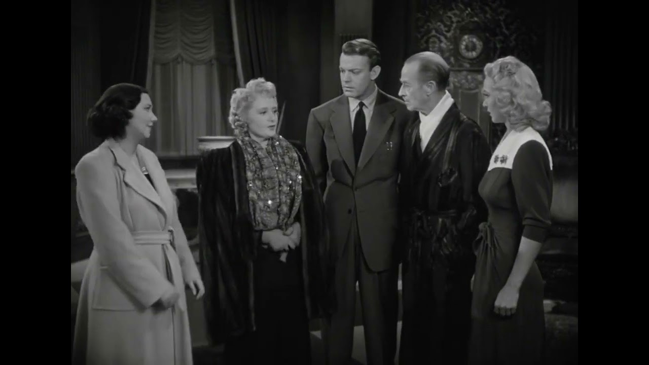 Billie Burke Funny Scene With Carole Landis ~ Topper Returns