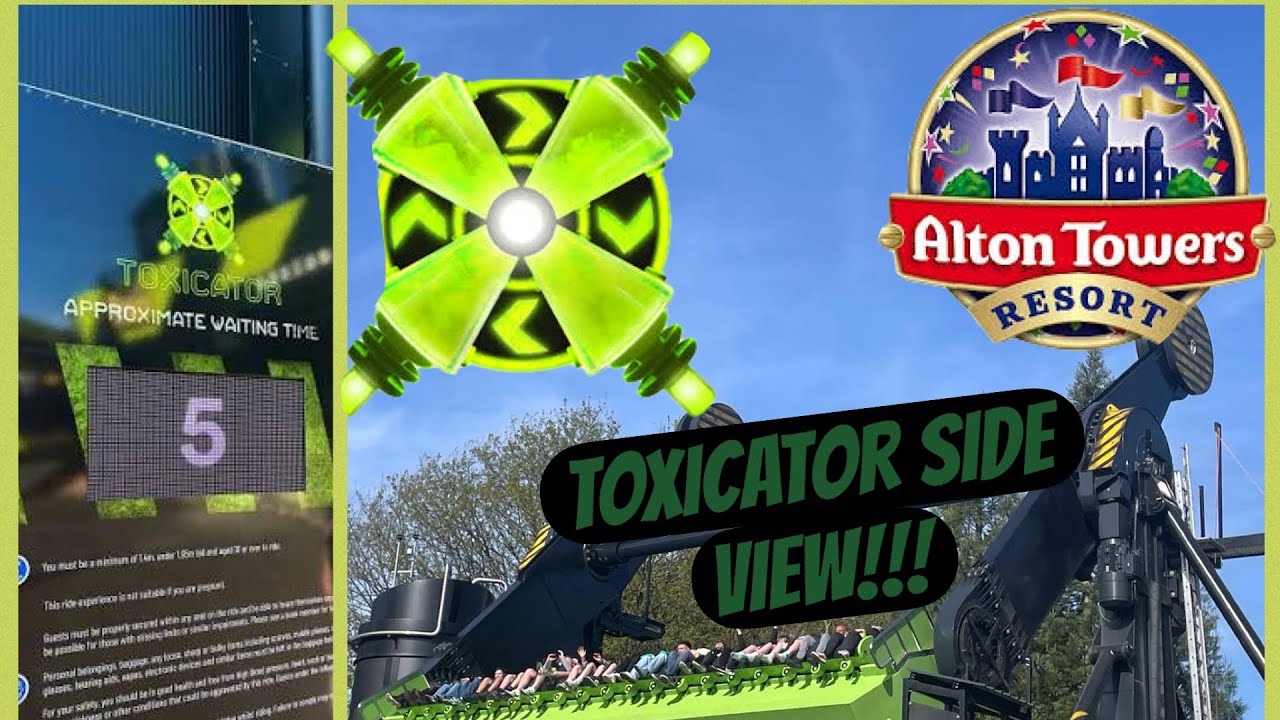 Toxicator side view!!! great shot!!! #altontowersresort 