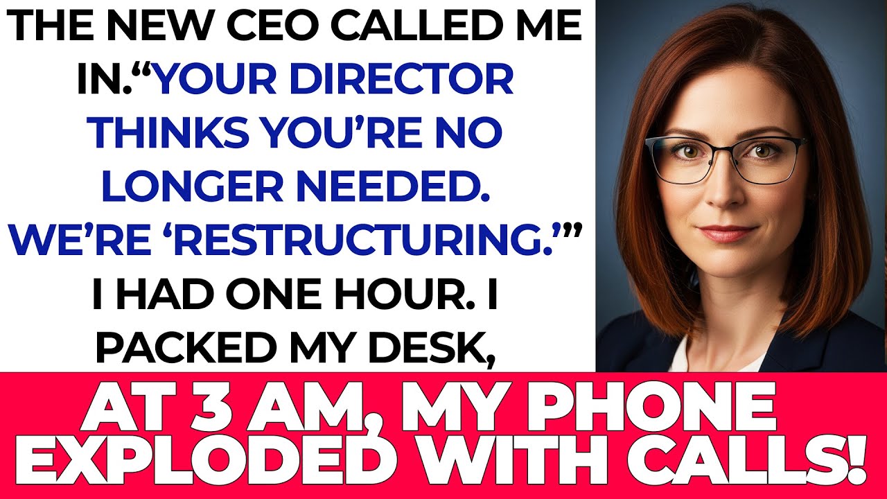 My Director Told the New CEO I Was Obsolete — Hours Later, the Servers Went Down