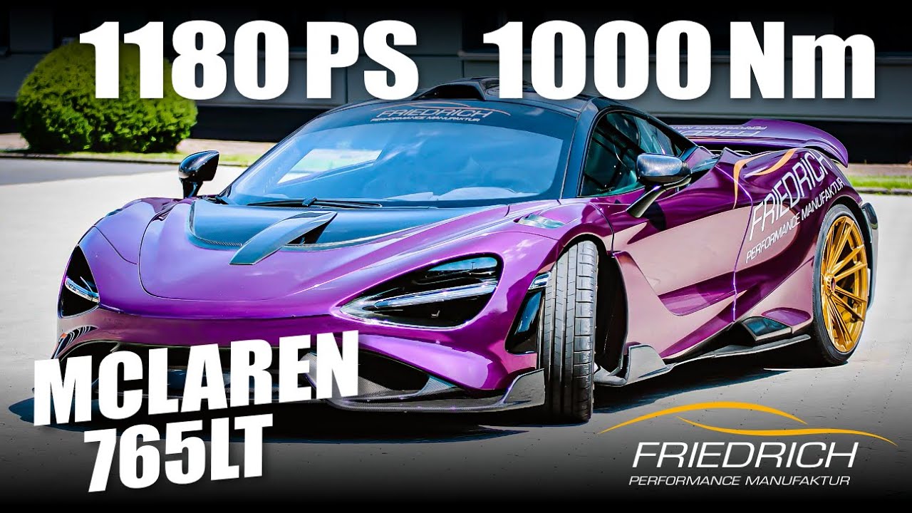 McLaren 765LT  -  1180 PS  1000Nm  -  extreme performance