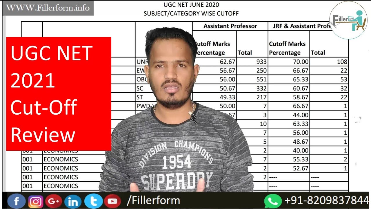 UGC NET 2021 Cut-Off Review | ugc net cut off 2021 | ugc net exam 2021 cut off | net  cut off 2021