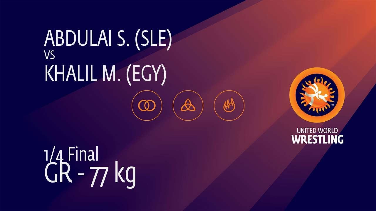 1/4 GR - 77 kg: S. ABDULAI (SLE) v. M. KHALIL (EGY)