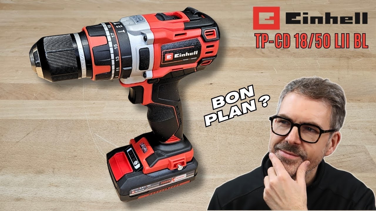Perceuse à percussion Einhell TP-CD 18/50 Lii BL : TEST / AVIS