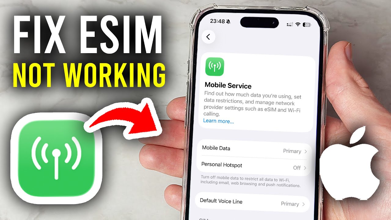 eSIM Not Working In iPhone - Fixes