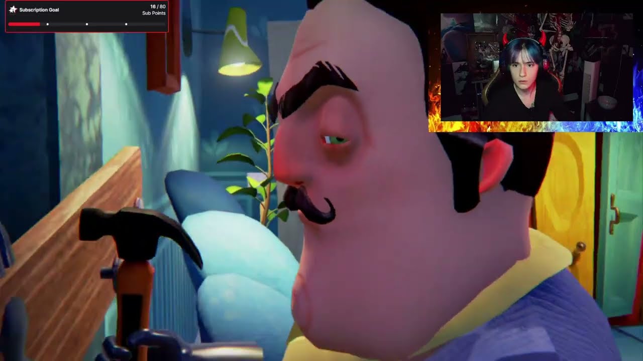 HELLO NEIGHBOR(FIRST TIME PLAYTHROUGH; IT DEFINITELY BROKE)