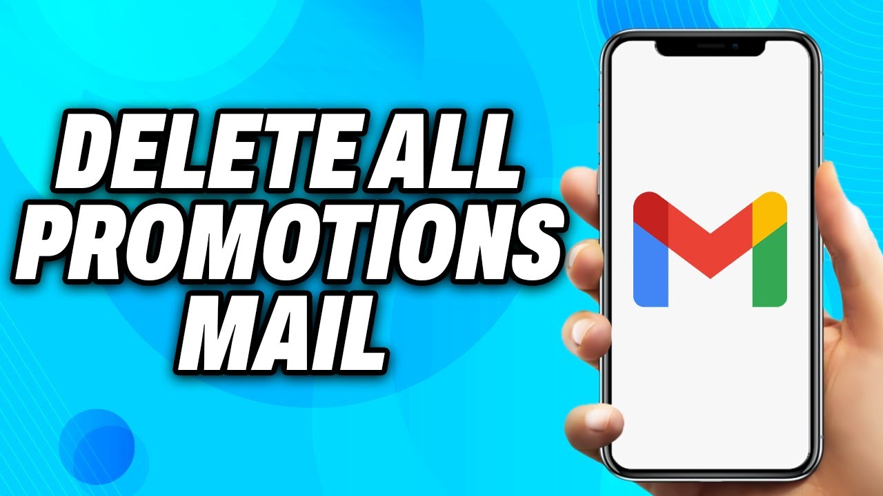 How To Delete All Promotions From Gmail App - Easy Fix