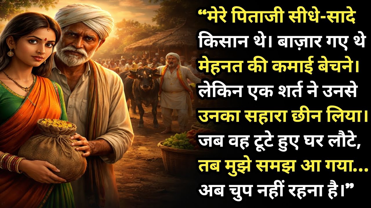 एक शर्त जिसने किसान को तोड़ा, वही बनी उसकी बेटी की सबसे बड़ी ताकत | Emotional Story #HindiStory