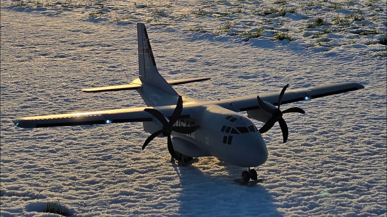 RC Flying in Winter ❄️ Calm Drone Views Over Snowy Fields 